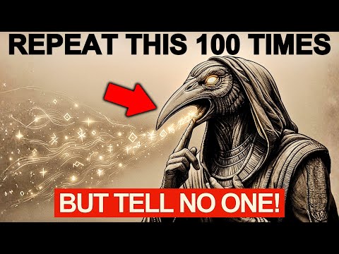 If You REPEAT THIS to Yourself 100 TIMES, You’ll Instantly CHANGE YOUR DESTINY | Thoth’s Secret