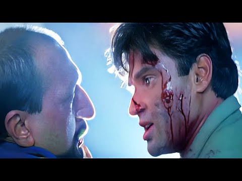 Sunil Se Krishna Isliye Bana Hu , Kyunki Tum Jaise Ravan Ka Vadh Karne - Suniel Shetty Action Scene