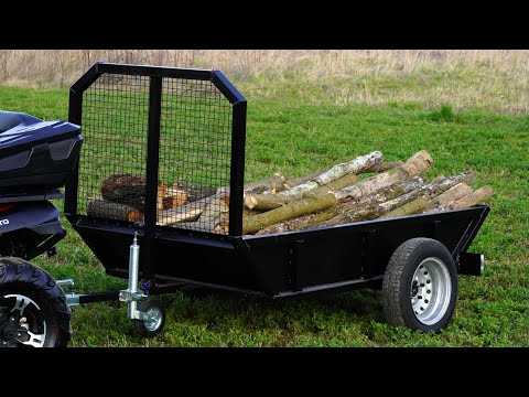 Homemade TRAILER For QUAD / ATV / UTV !? (From TANK)