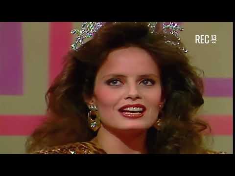 Miss Universo 1987 Cecilia Carolina Bolocco Fonck en Noche de gigantes