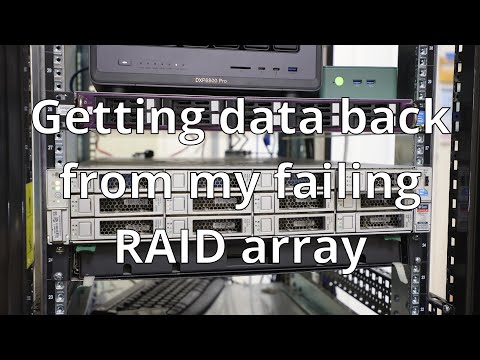 Getting data of my failing RAID array