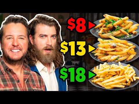 Frozen vs. Fast vs. Fancy Food Taste Test (ft. Luke Bryan)