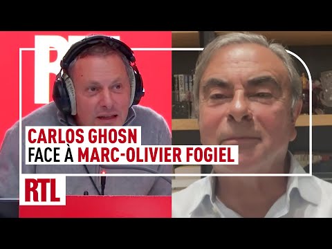 Carlos Ghosn faces Marc-Olivier Fogiel on RTL Morning