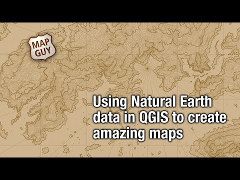 Using Natural Earth data in QGIS to create amazing maps