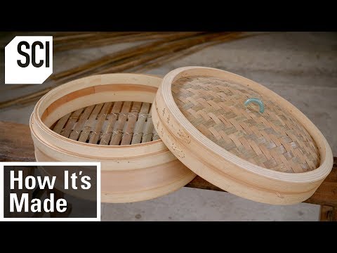How Bamboo Steamer Baskets Are Made | How It's Made