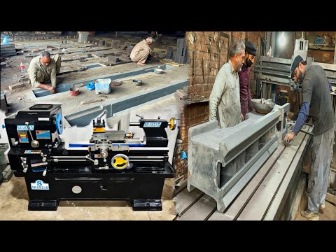 Amazing Manufacturing Process of Lathe Machine || How Lathe Machine Are Made in Factory 