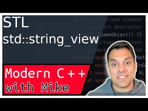 STL std::string_view and when to use it versus std::string | Modern Cpp Series Ep. 113