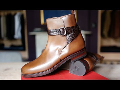 Unboxing | Carmina Crocodile Strap Jodhpur Boot