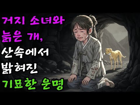 거지 소녀와 늙은 개, 산속에서 밝혀진 기묘한 운명 | 야담·민담·전설·설화·옛날이야기·청춘야담