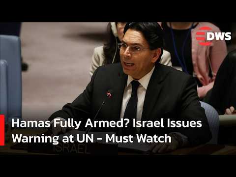 FULL EXPLOSIVE SPEECH: Israel Warns Hamas Must Be Dismantled Now at UN Security Council | AC14