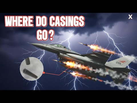 The Secret of Where Fighter Jet Shell Casings Go After Firing?
