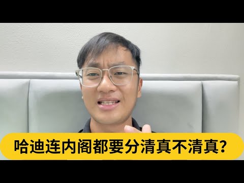 哈迪连内阁都要分清真不清真？｜阿耀闲聊政治
