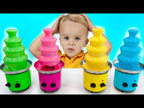 Vlad und Niki Vier Farben Spielhaus Herausforderung und andere neue Geschichten fรผr Kinder