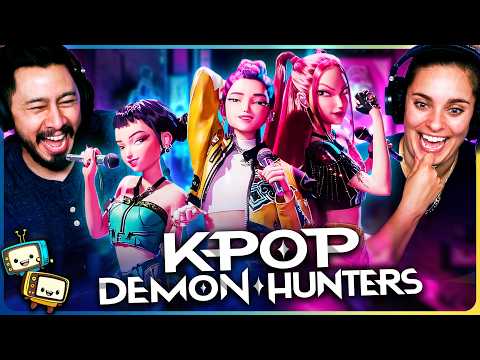 KPOP DEMON HUNTERS (2025) Movie Reaction w/ Jaby & Kristen! | First Time Watch | Netflix