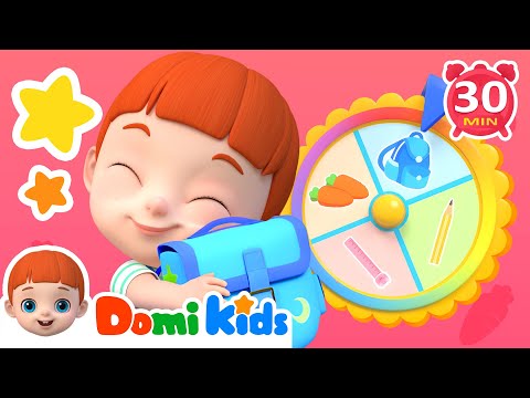 文具大轉盤 |  Spinning Stationary |  熱門TOP | 人氣兒歌 | Kids Song | 童謠 | domikids | 寶貝多米