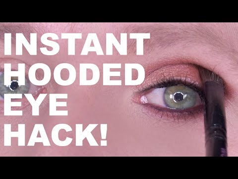 INSTANT HOODED EYE HACK!!!!