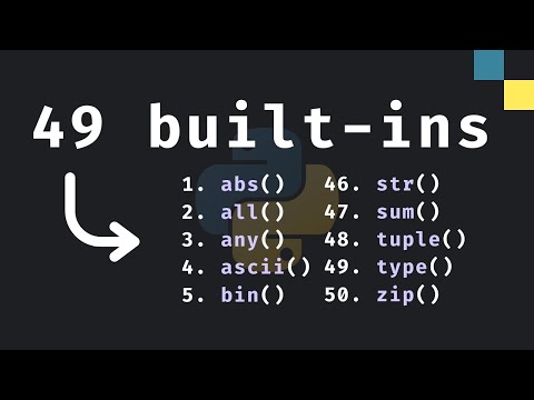 49 Useful Built-In Functions in Python