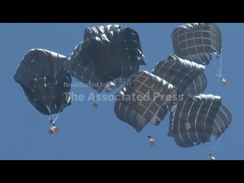 'It all leads to death': Chaotic rush to Gaza airdrop landing site shows their dangers