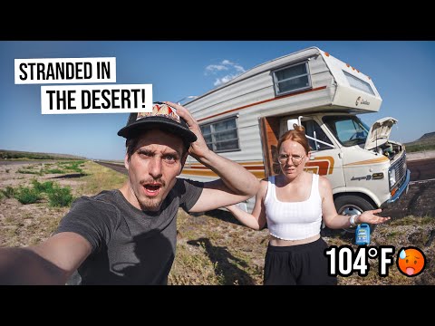 Our RV Died IN THE DESERT! 🥵 Is Our Road Trip Over ALREADY??