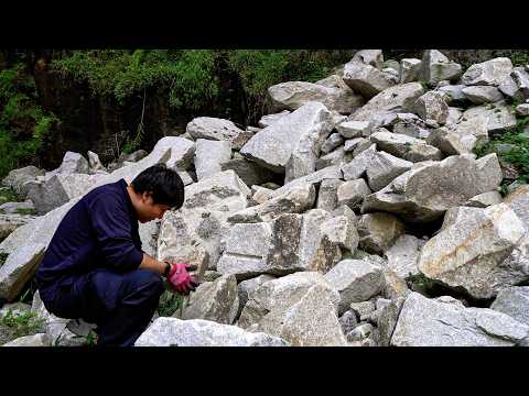 Master Craftsmen Transforming Stone Waste into Beautiful Tableware:Japanese Stone Masonry Techniques