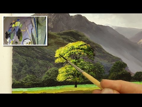 #43 How To Paint A Tree In Oil | Oil Painting Tutorial