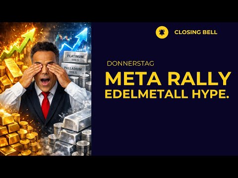 Meta sehr fest | Edelmetall Rally | Wirtschaft brummt  | Spread AI vs Software