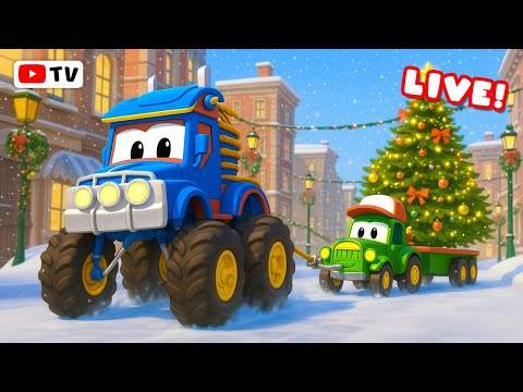 🔴🎄 В ПРЯМОМ ЭФИРЕ | Рождественский Спецвыпуск Super Truck! Карл Спасает Праздник ✨