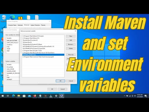 how to install Maven and set path variables in windows 11 || Full Explanation in Hindi