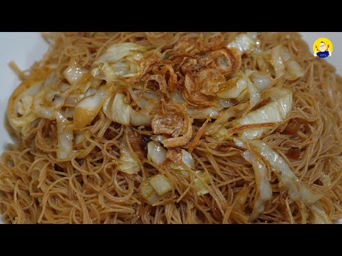 Fried beehoon | How to make your fried beehoon springy | How not to break your fried beehoon