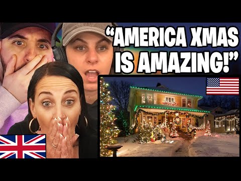 British Family Reacts to American Christmas is so different to British Christmas!