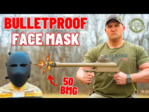 Bulletproof Masks vs The Most RIDICULOUS Guns (50 BMG Pistol, Double Barrel 1911, Glock 50 & More)