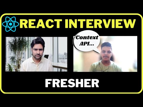 REACT Interview FRESHER - Interview Questions (Mock) #reactjs #javascript #frontend