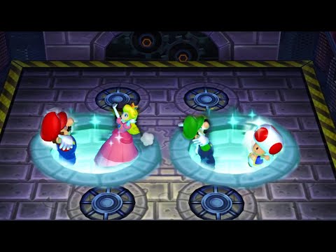 Mario Party 9 Garden Battle - Luigi vs Peach vs Mario vs Toad| Cartoons Mee