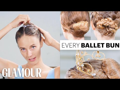 Every Ballet Hairstyle With Pro Ballerina Scout Forsythe | On Pointe | Glamour
