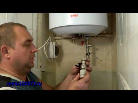 Installing a water heater yourself