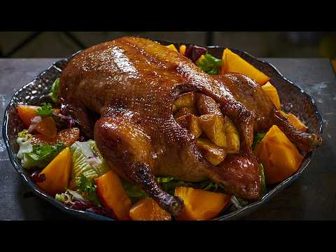 New Year's duck in the oven. This is the best recipe.