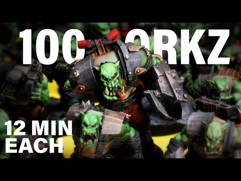 Painting Orkz as Fast as Possible