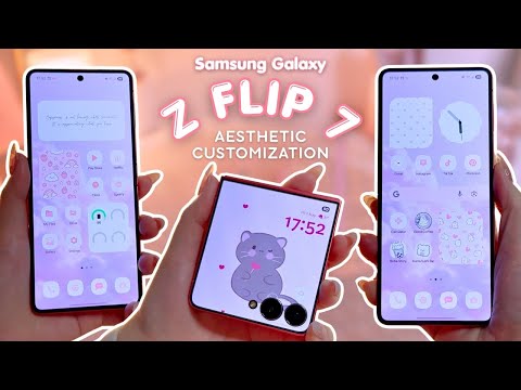 Samsung Galaxy Z Flip 7 Customization 🌸✨️ Aesthetic Customization with Good Lock