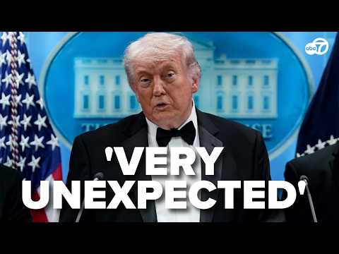 TRUMP SPEAKS AFTER SHOOTING AT WHITE HOUSE CORRESPONDENTS' DINNER