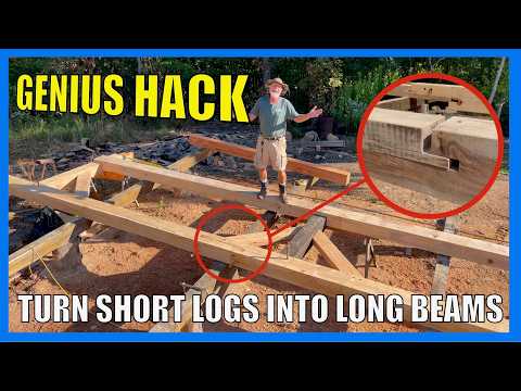 The Genius of Short Logs: Assembling a Timber Frame Roof Like a Pro