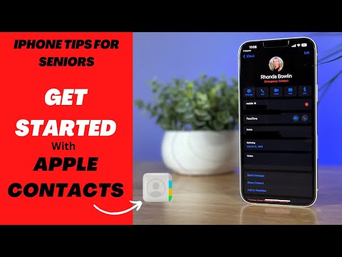 iPhone Tips for Seniors:  Get Started with Apple Contacts