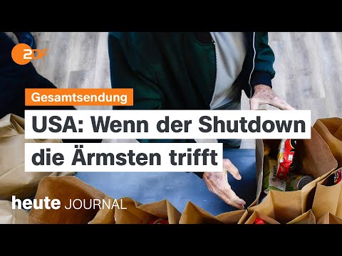 heute journal vom 31.10.2025 US-Haushaltssperre, Andrew verliert Titel, Vogelgrippe breitet sich aus