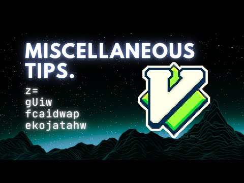 Good old underrated Vim Tips that I can never remember
