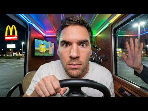 I Turned a Golf Cart into a Stealth Camper