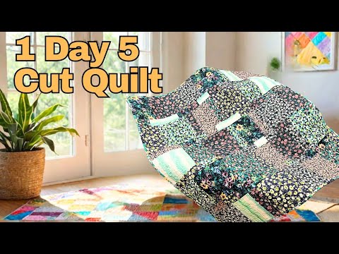 QUILT in 1 DAY with Just 5 Cuts?