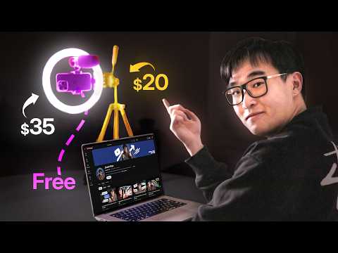 How to Make a BUDGET YouTube Setup