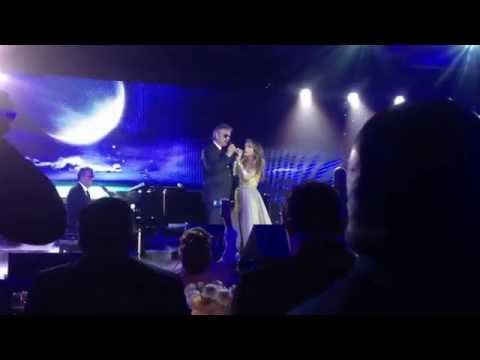 Jennifer Lopez & Andrea Bocelli - Quizas (Live @ Celebrity Fight Night)