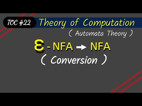 epsilon NFA to NFA | eliminate epsilon moves | How to convert epsilon nfa into nfa
