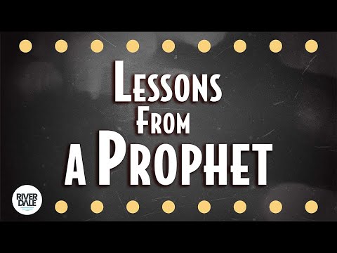 Lessons From a Prophet | Pastor Nathan Chapman | November 16, 2025