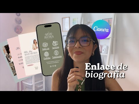 Create your bio link with Canva + page changes 📲🔗💡